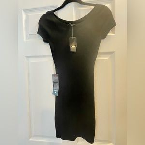 Black Bodycon Sweater Bebe Dress Brand New